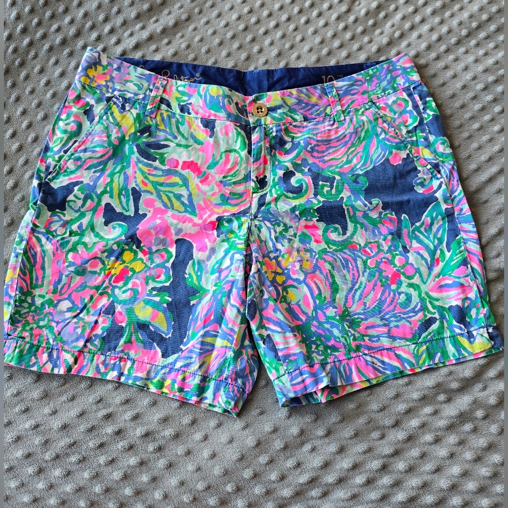 Lilly Pulitzer Jayne 7" Inseam Shorts Size 10